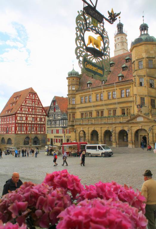 Hotel Goldenes Lamm Rothenburg ob der Tauber Exteriör bild