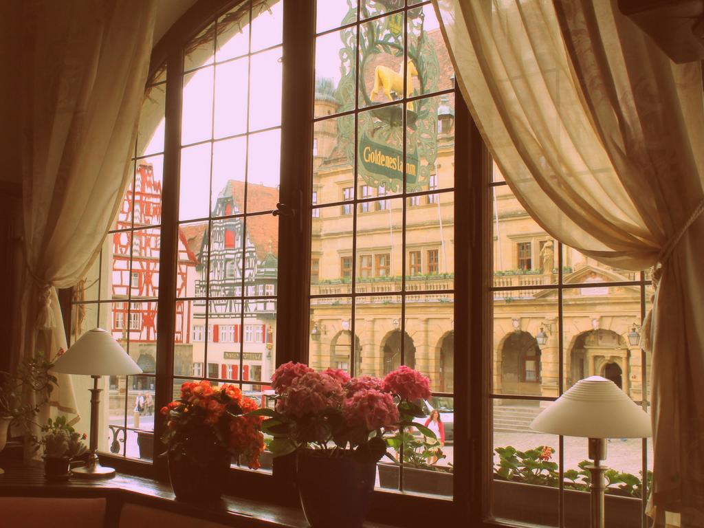 Hotel Goldenes Lamm Rothenburg ob der Tauber Exteriör bild