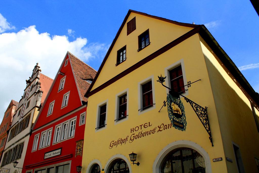 Hotel Goldenes Lamm Rothenburg ob der Tauber Exteriör bild