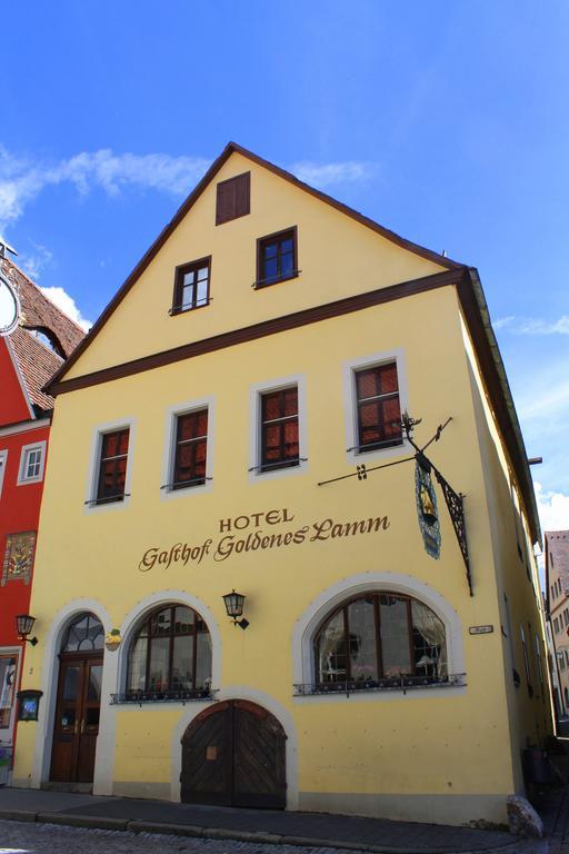 Hotel Goldenes Lamm Rothenburg ob der Tauber Exteriör bild